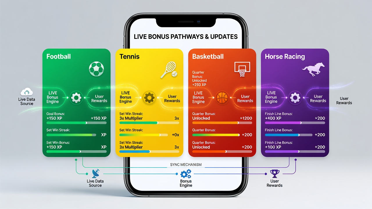 Live-Update-Synchronisation in mobiler App für Basketball, Esports und Pferderennen