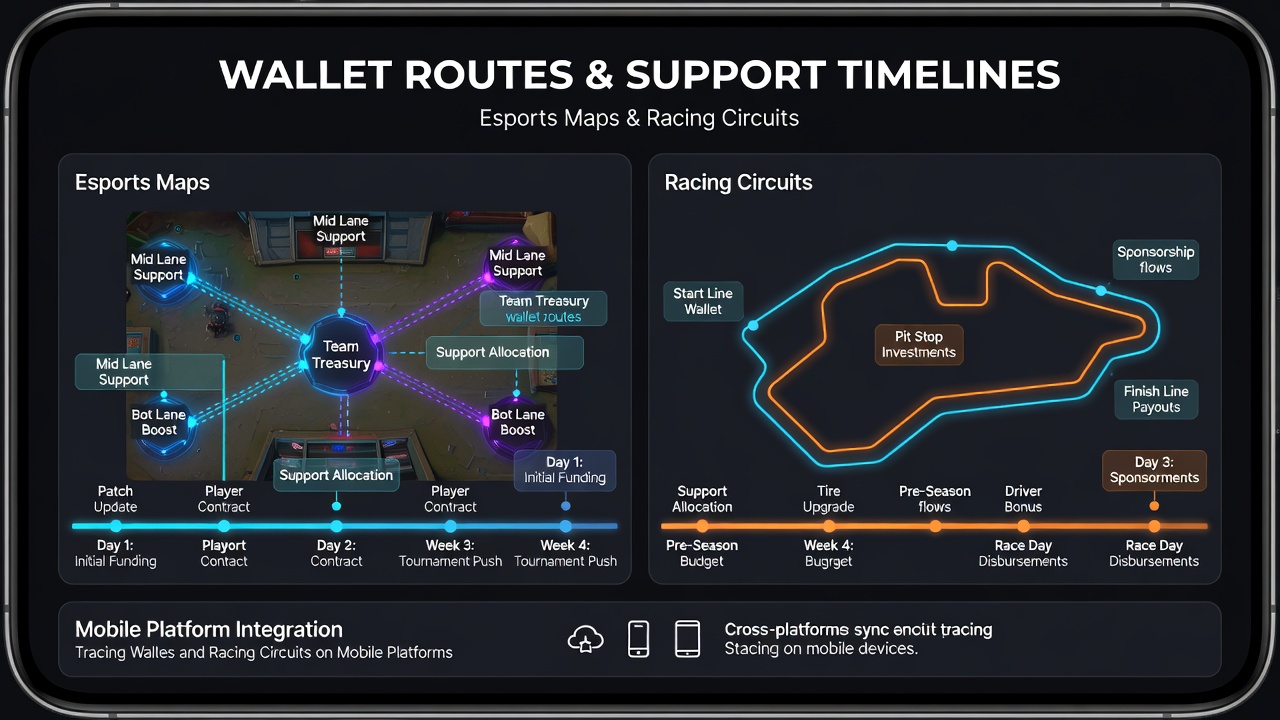 Support-Zeitleisten und Wallet-Integration in mobilen Renn- und Esports-Anwendungen